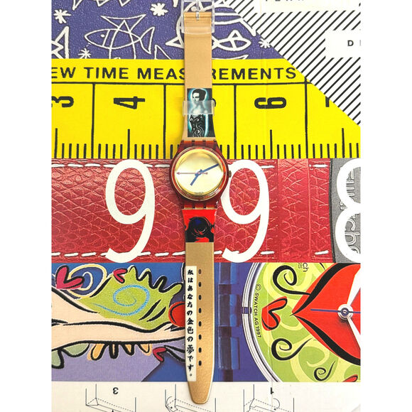 Swatch watch KIMIKO GR123 1995 Standard Gents New Old Stock - Picture 2 of 6